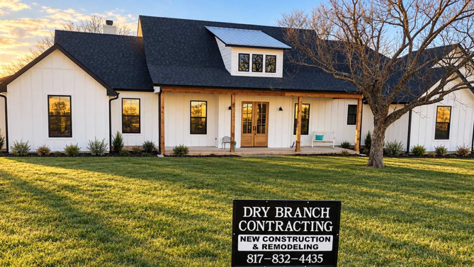 Dry Branch Contracting Custom Farmhouse Weatherford Tx